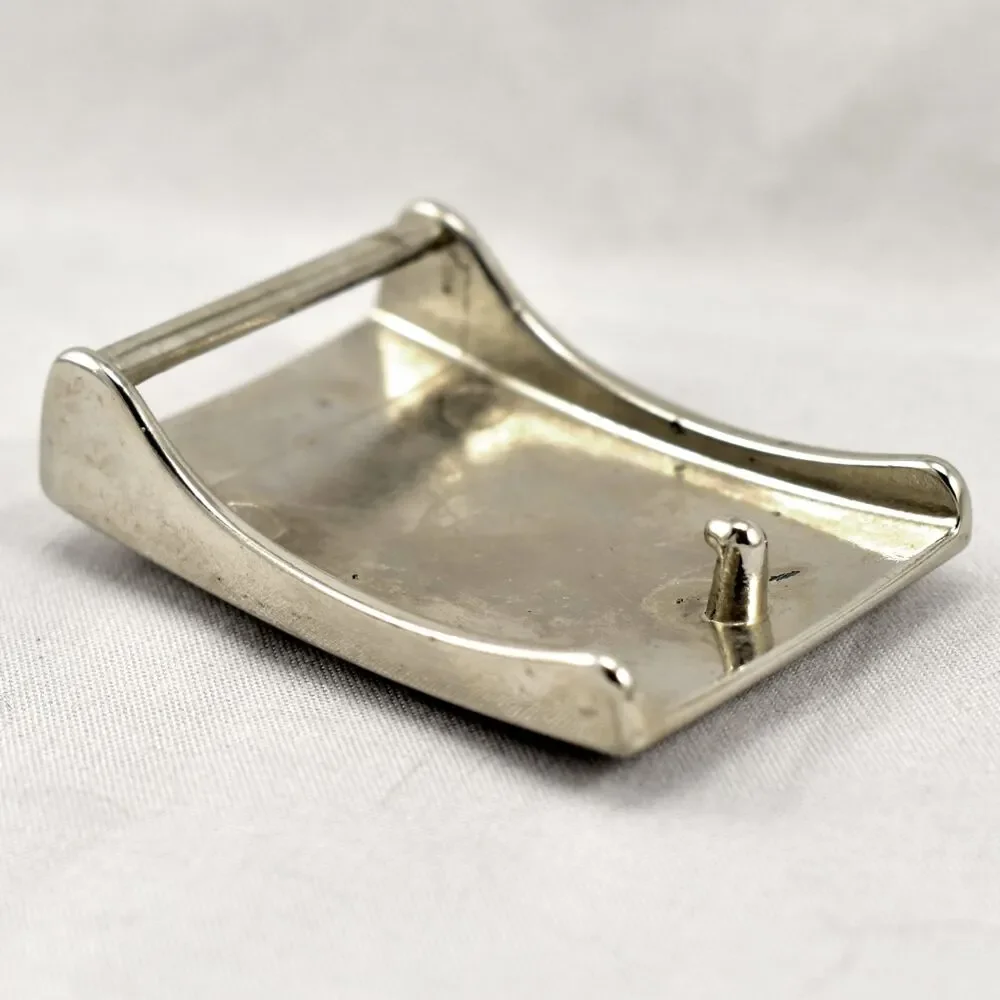 Vintage‎ Belt Buckle Small Women's Unisex Clear Rhinestones Sparkling Shiny Gift